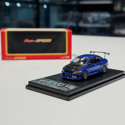 Fast & Speed  1:64 Lancer EVO VII Blue Diecast Car Model