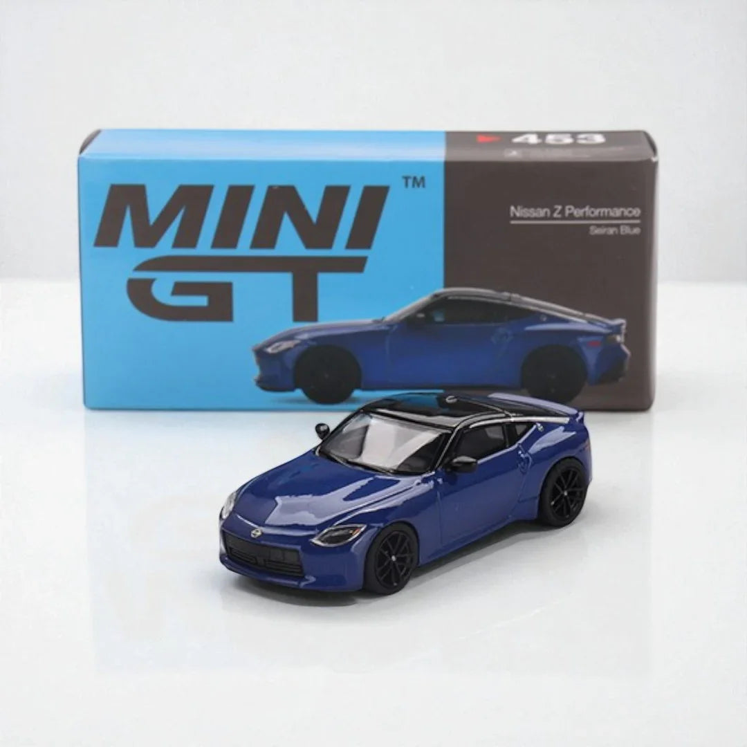 Mini GT 1:64 Nissan Z Performance Seiran-Blue LHD- (MGT00453L) - Jaiman Toys