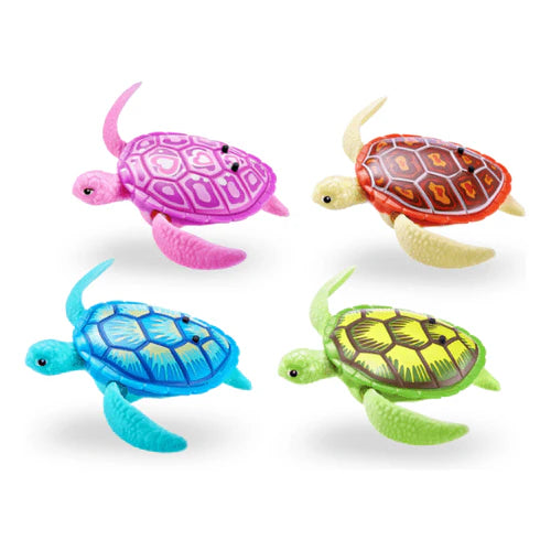 ZURU Robo Turtle Robotic Swimming Toy – Realistic Water-Activated Moving Turtle for Kids (Single Piece)