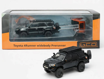 GCD 1:64 Toyota 4Runner Widebody Prerunner Black – Premium Off-Road Diecast Model (No. 538)