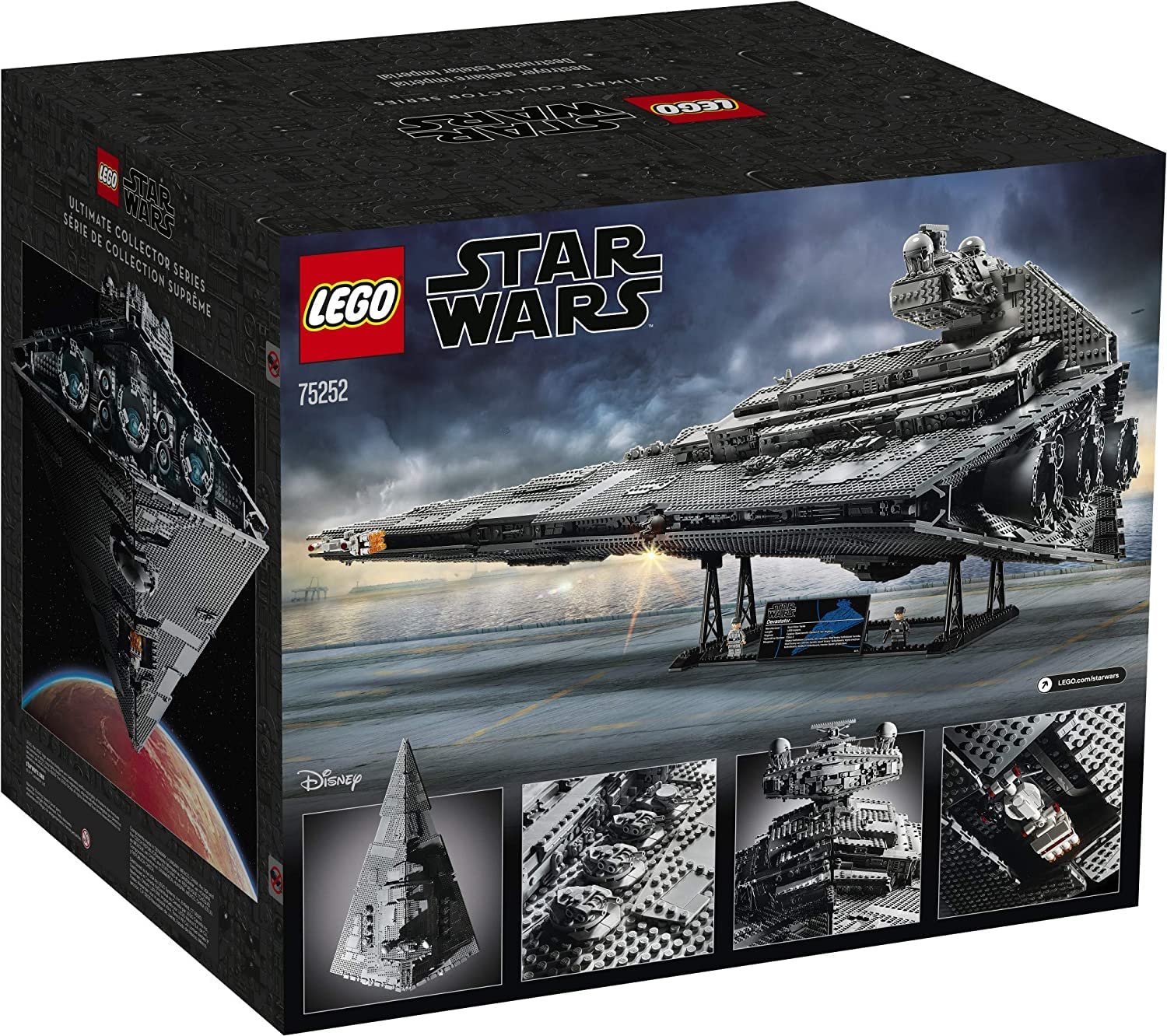  LEGO 75252 Star Wars Imperial Star Destroyer, Collectible Model  Building kit, Ultimate Collector Series, Home Décor Gift Idea : Toys & Games