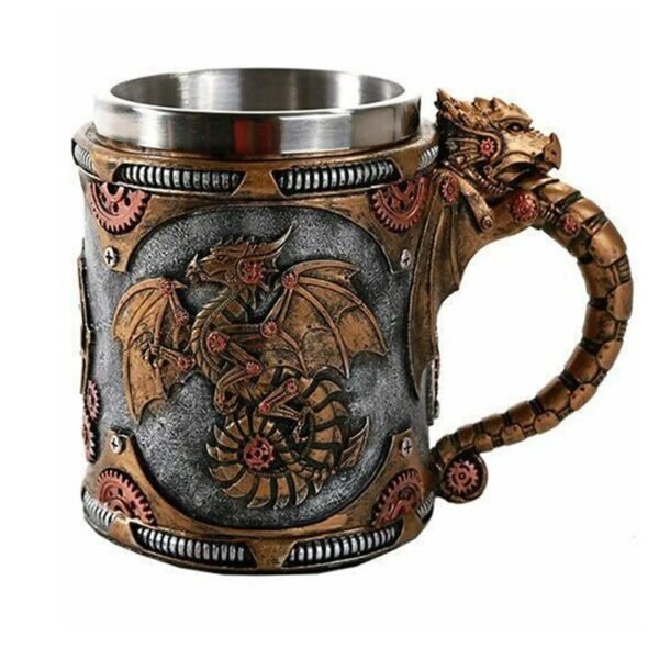 Gearwork Dragon Beer Stein Tankard Decor Gift mug