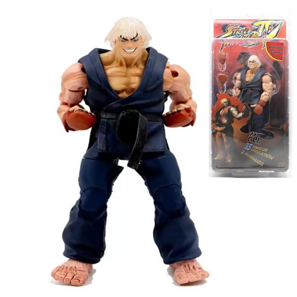 Street Fighter Figure NECA Ryu Guile Ken Gouki Chun-Li Action Figures Anime Figure Model Collect Boy Toys Figure 1/12 - 16cm