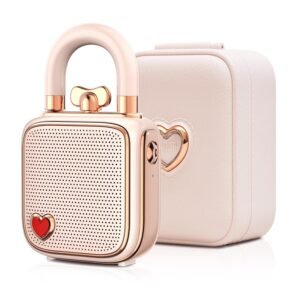 Divoom Love-Lock Bluetooth Speaker, Small Portable Music Box